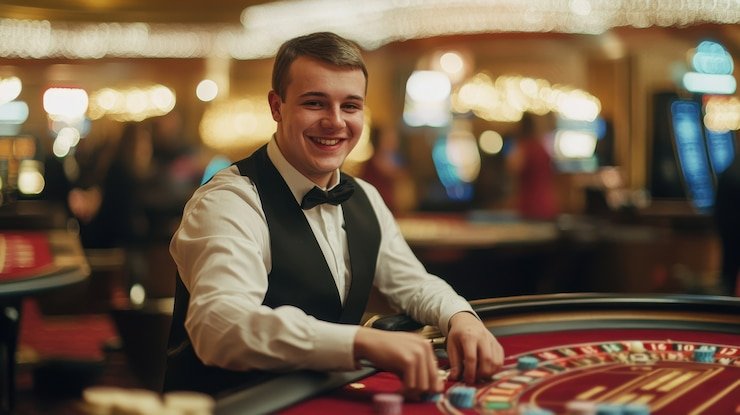 Lightning Baccarat multiplier display and live dealer table on paris slot88 mobile app